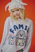【予約商品】GALFY(ガルフィー)光るGALPEE family ロンTee - White