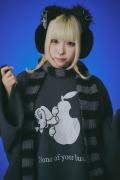 【予約商品】GALFY(ガルフィー)用無しドデカスウェT - Ink Black