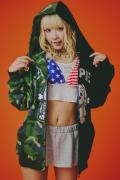 【予約商品】GALFY(ガルフィー)光るGALPE ゴーストパーカー - Black / Camo