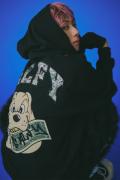 【予約商品】GALFY(ガルフィー)お金大好きパーカー - Black