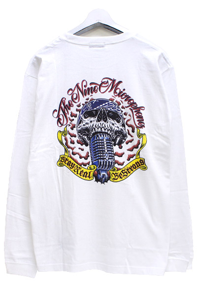 NineMicrophones Sing L/S WHITE