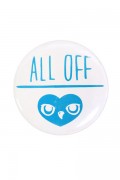 ALL OFF Big Can Badge -おふくろさん-