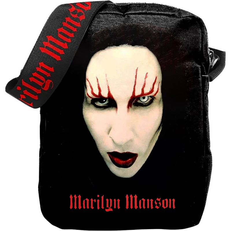 MARILYN MANSON Crossbody Bag: Red Lips