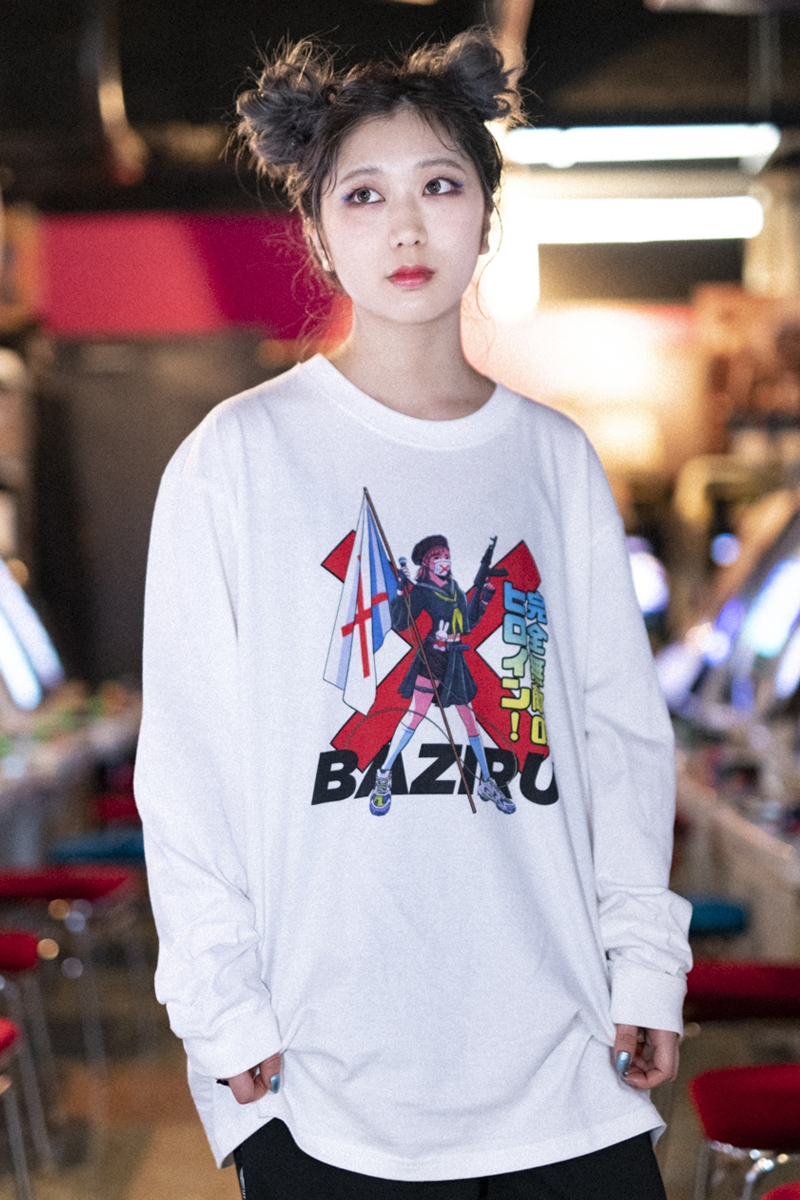 火寺企画 完全無敵のロングスリーブTシャツ WHITE