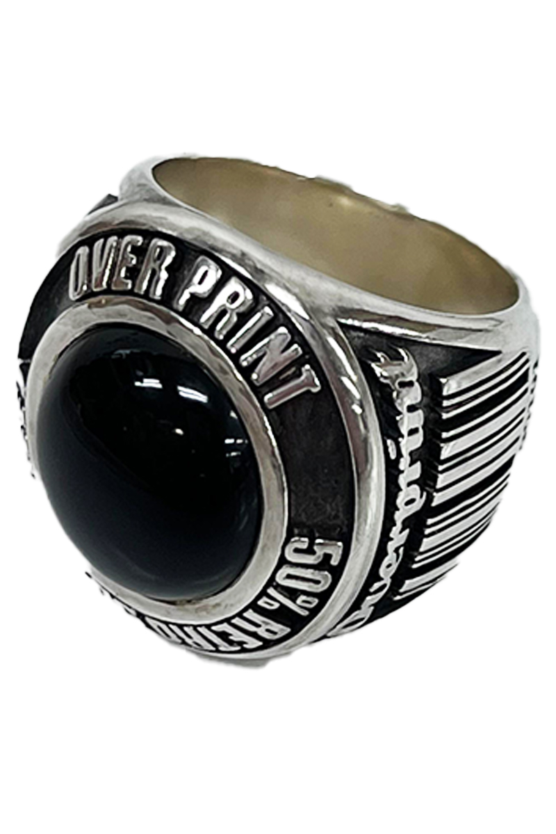 over print (オーバープリント) COLLEGE RING