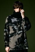 glamb (グラム) GB0323/KNT03 : Watercolor Turtle Knit / ウォーターカラータートルニット Black