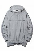 glamb (グラム) GB0323/CS10 : Cross Stitch Hoodie / クロスステッチフーディ Gray