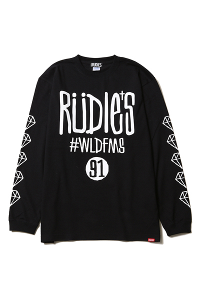 RUDIE'S DRAWING WLDFMS LS-T BLACK