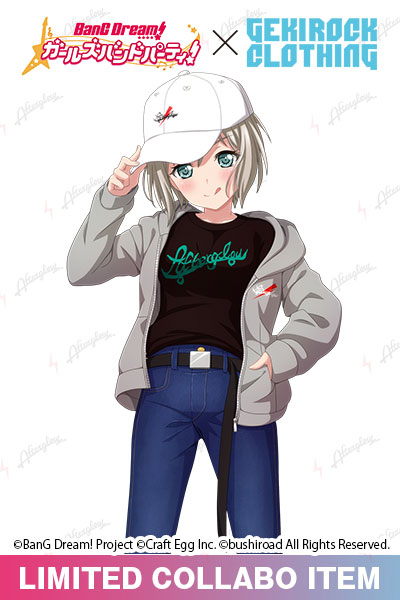 【バンドリ!×ゲキクロ 】青葉モカ コラボ 限定 Tシャツ Mサイズ