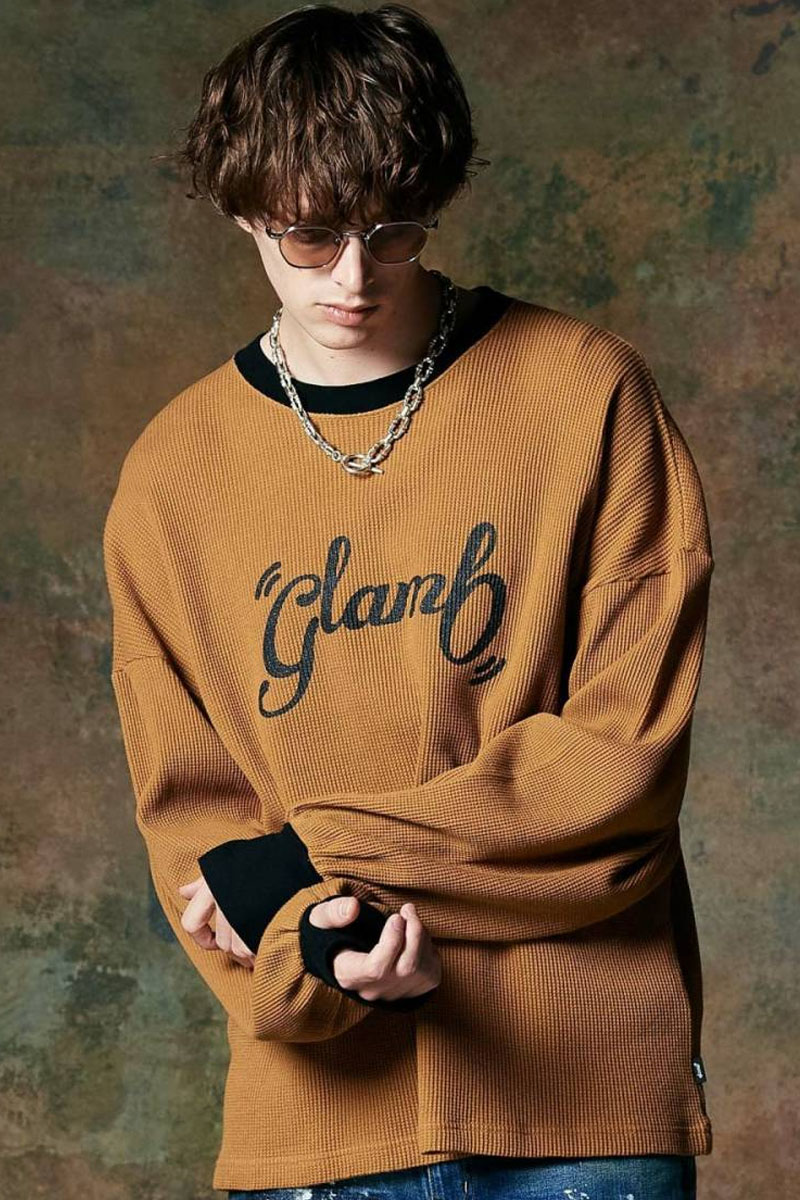 glamb(グラム)GB0424/CS17:All Purpose Waffle Cutsew/オールパーポーズワッフルスウェット - Yellow