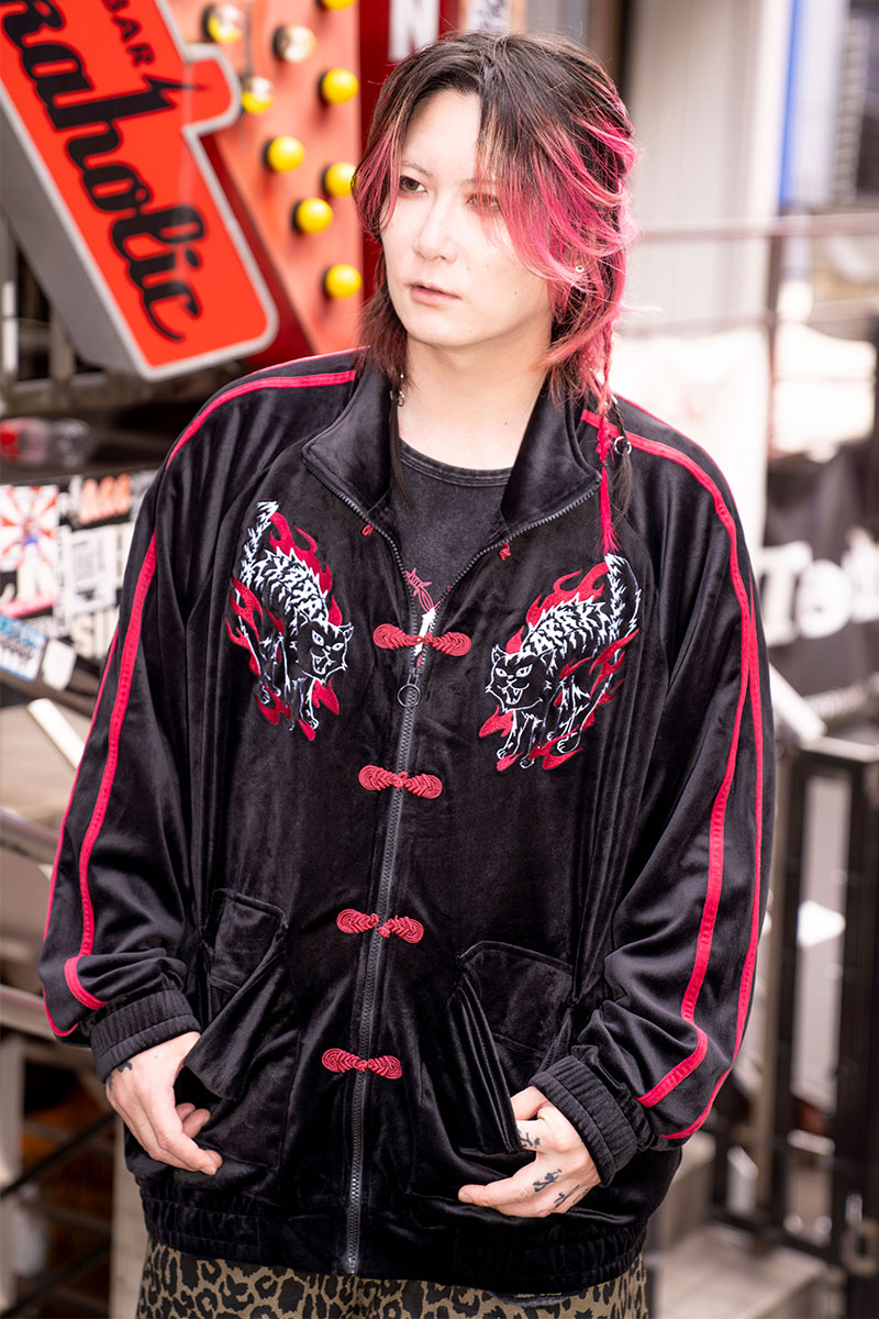 【予約商品】あらき×PSYCHO NATION×GEKIROCK CLOTHINGコラボ・チャイナジャージ