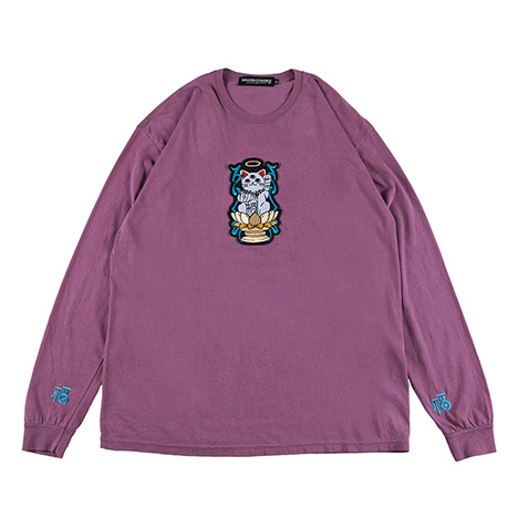 ROLLING CRADLE MENEKI-NEKO LONG SLEEVE / BERRY