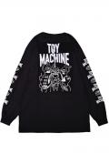 TOY MACHINE (トイマシーン) BLOOD HAND LONG TEE BLACK