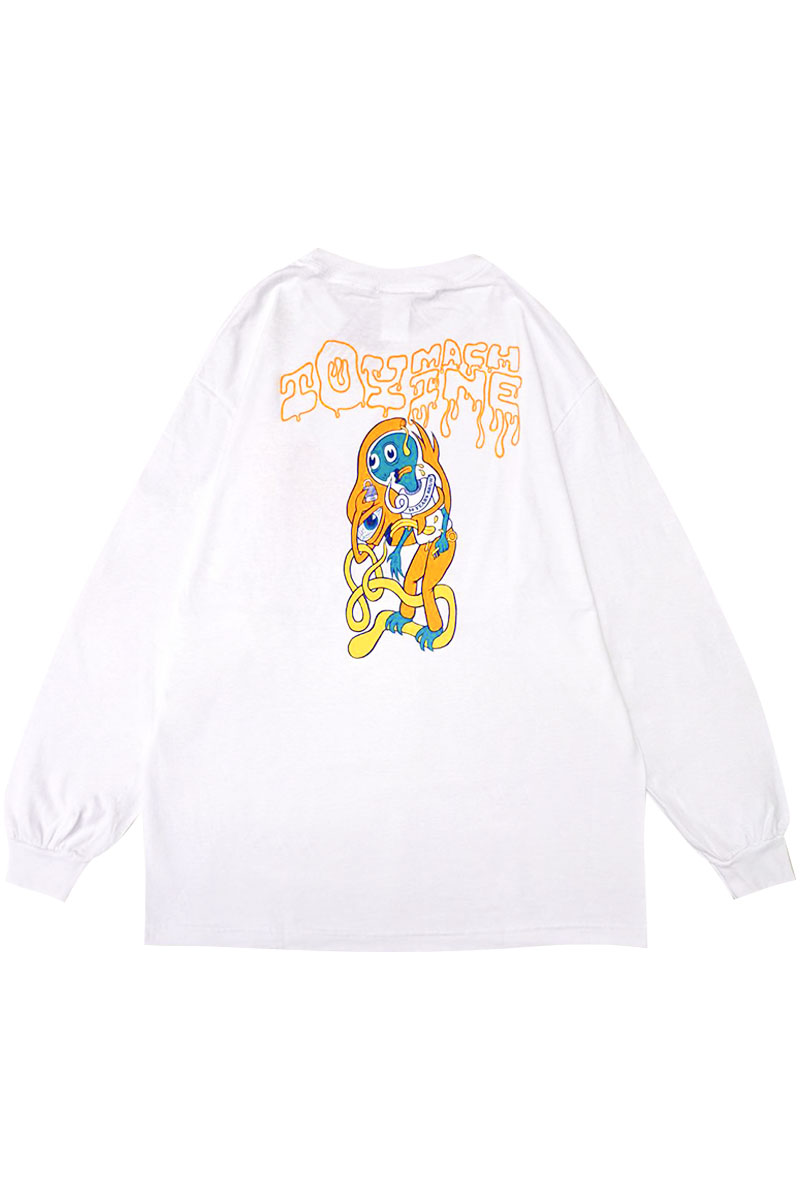 TOY MACHINE (トイマシーン) BLOODY TOY LONG TEE WHITE