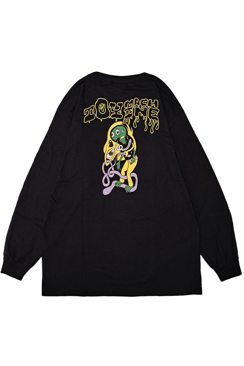 TOY MACHINE (トイマシーン) BLOODY TOY LONG TEE BLACK
