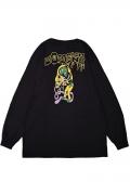 TOY MACHINE (トイマシーン) BLOODY TOY LONG TEE BLACK