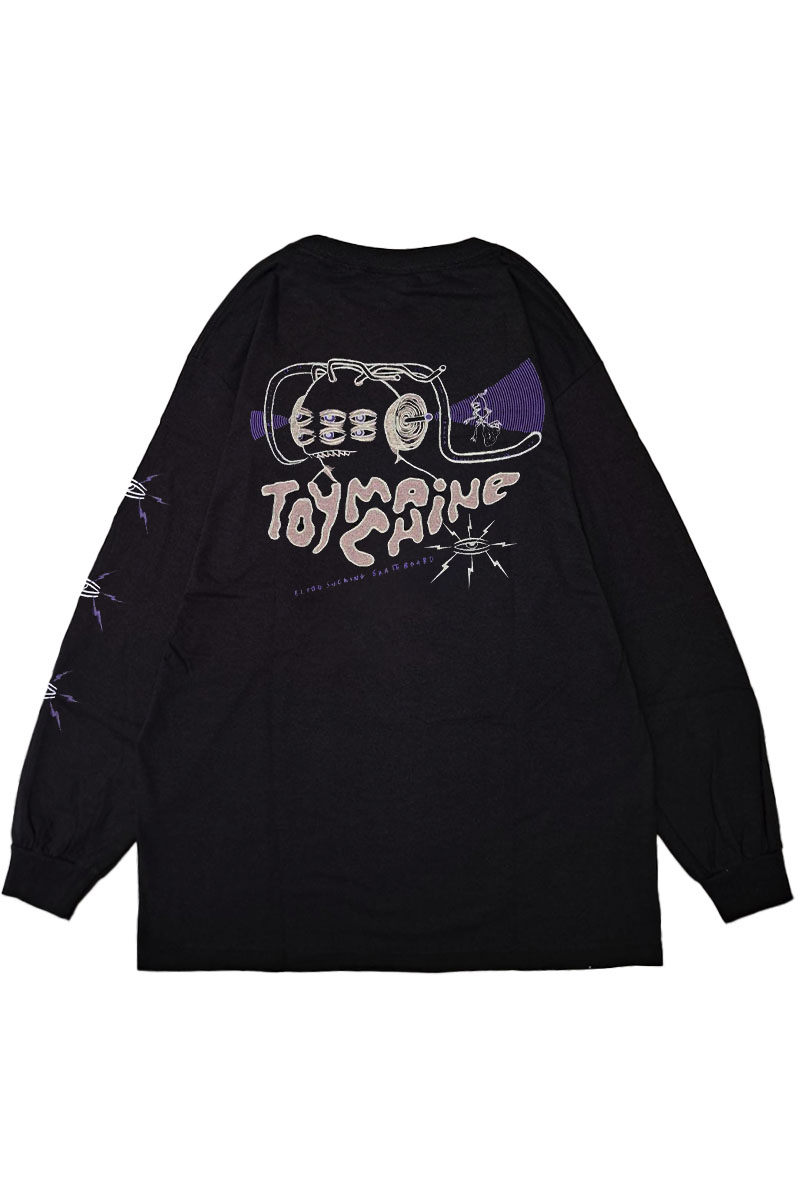 TOY MACHINE (トイマシーン) FREQUENCY MOD LONG TEE BLACK