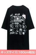 【予約商品】れじぇくん×TOY MACHINE コラボ・Tシャツ BLACK  (キッズサイズ)