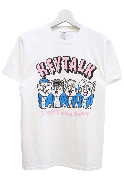 KEYTALK PIG Tシャツ WHT