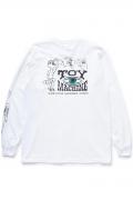 TOY MACHINE (トイマシーン) NEW CHARACTERS LONG TEE WHITE