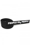 SILLENT FROM ME KNOWN -G.I Web Belt- BLACK/WHITE