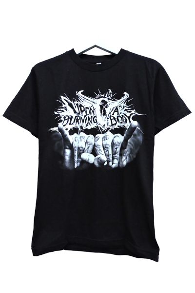 UPON A BURNING BODY Horns Black - T-Shirt