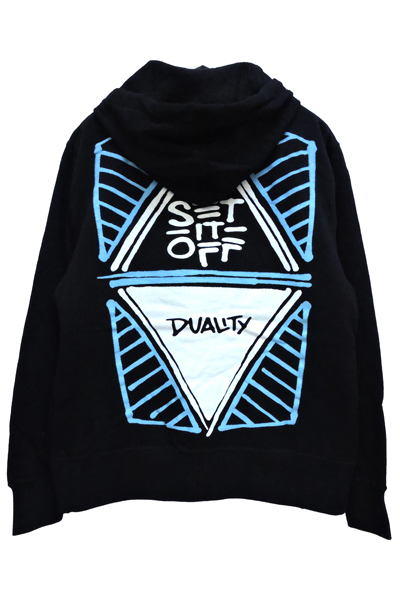 SET IT OFF Duality Black - Zip-Up Sweatshirt