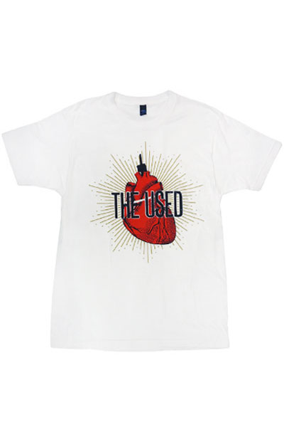 THE USED Heart White T-Shirt