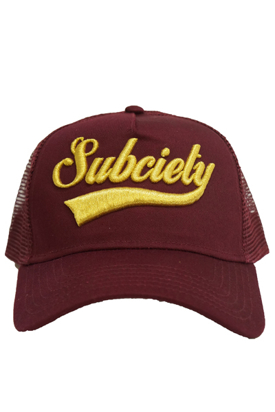 Subciety MESH CAP-GLORIOUS- BURGUNDY