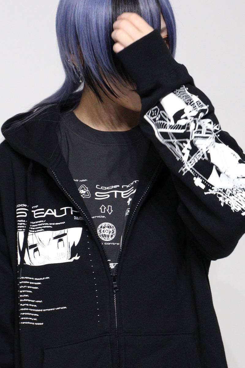 予約商品】Am10:24 No.02 code name STEALTH Zip Parker Type 予約商品】Am10:24 No.02 code name STEALTH Zip Parker Type