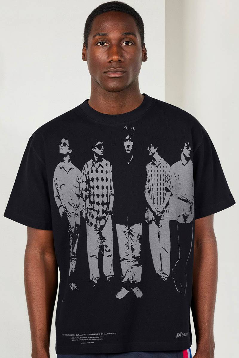 OASIS×PLEASURES DEFINITELY HEAVYWEIGHT SHIRT - Faded Black