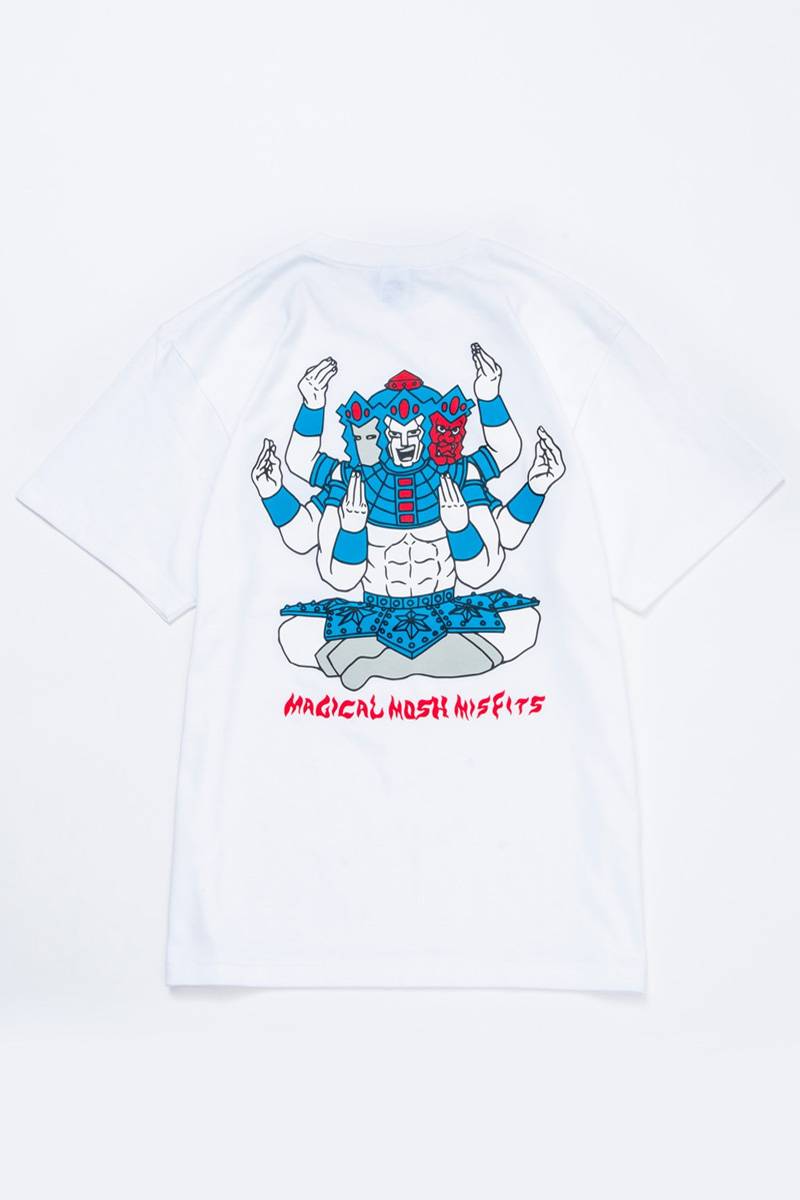 キン肉マン x MxMxM “マジカル モッシュ アシュラマン” TEE - White