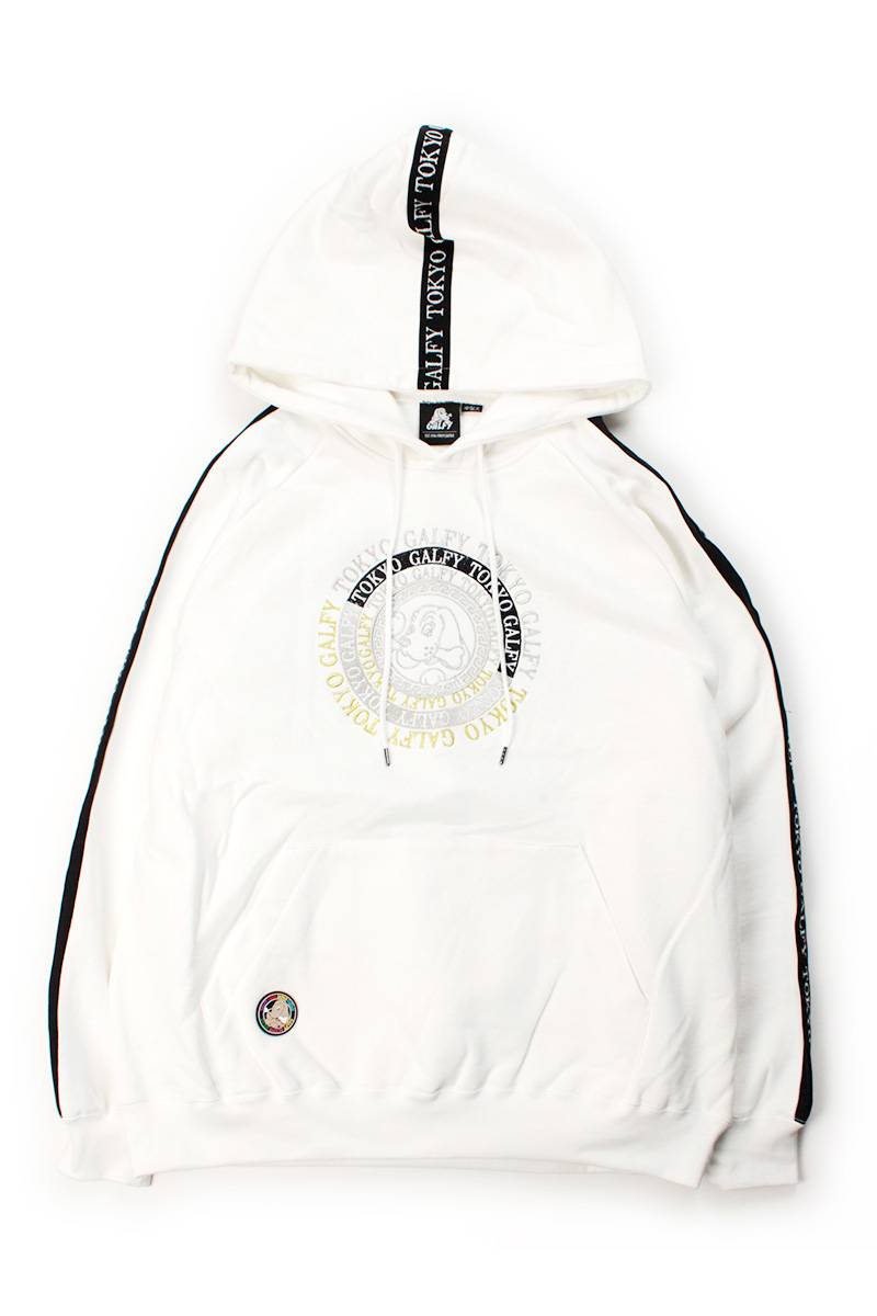 【予約商品】GALFY（ガルフィー）成金パーカー - WHITE