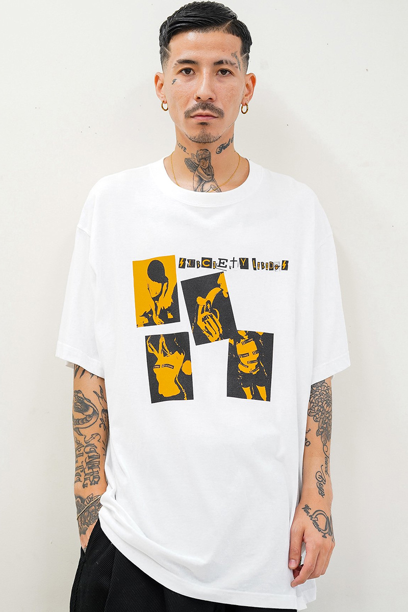 Subciety (サブサエティ)　LIBIDOS TEE　WHITE