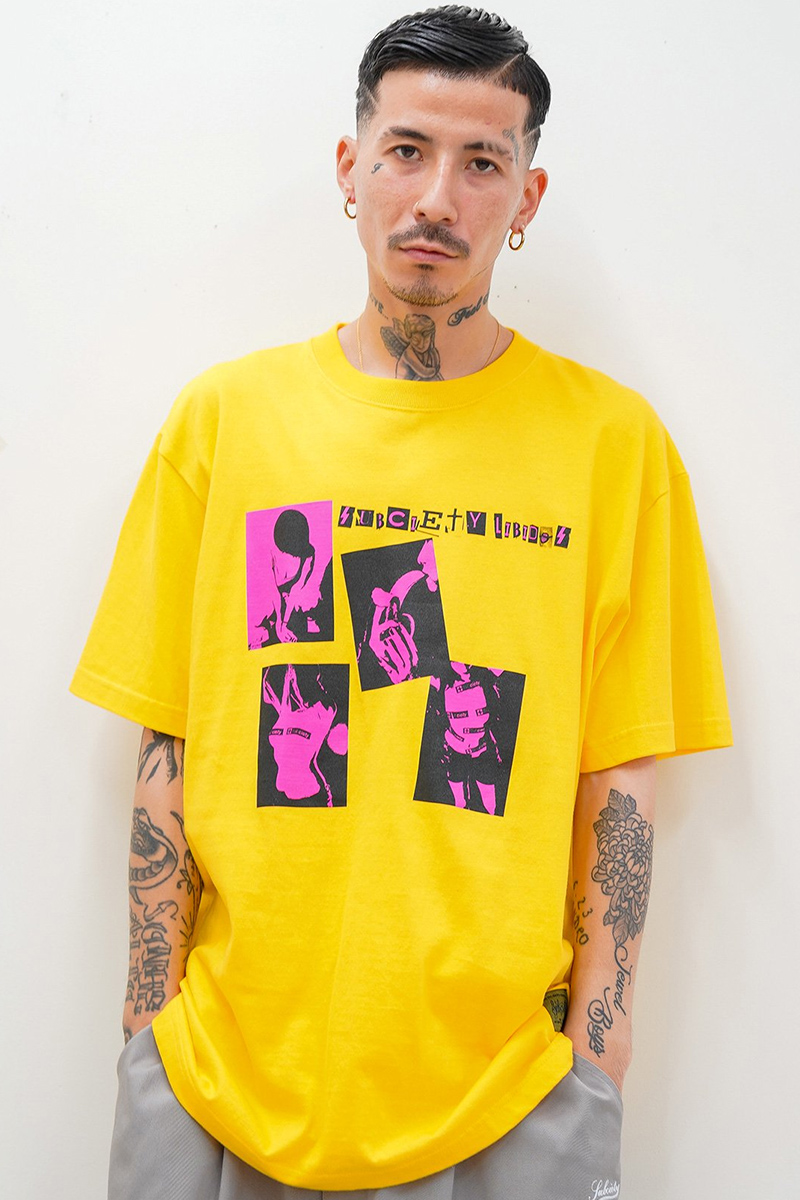 Subciety (サブサエティ)　LIBIDOS TEE　YELLOW