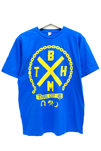 BRING ME THE HORIZON Steel City on blue t-shirt