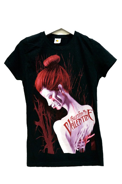 BULLET FOR MY VALENTINE Melting-Girl's Junior-Black t-shirt