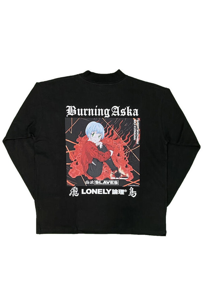 LONELY論理 ASKA FUTATABI MOC NECK LONG SLEEVE BLACK