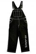 LONELY論理 LONELY OVER ROCK OVERALL BLACK 