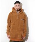 Subciety (サブサエティ) HALF ZIP BOA PARKA CAMEL