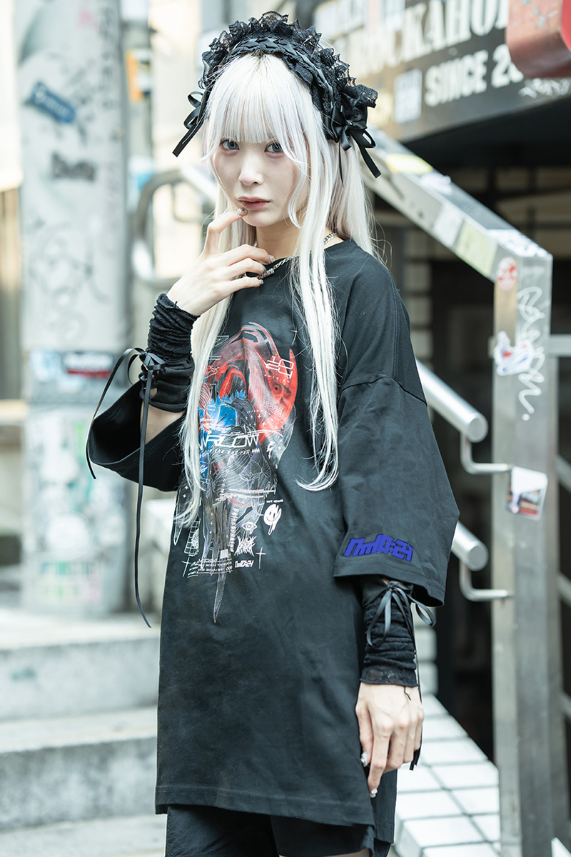 NARLOW × Am10:24 × GEKIROCK CLOTHING コラボTシャツ BLUE