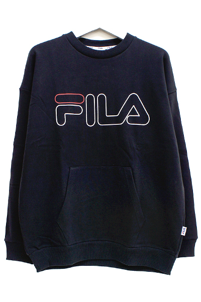 FILA FM9418 CREW NECK SHIRT BLACK