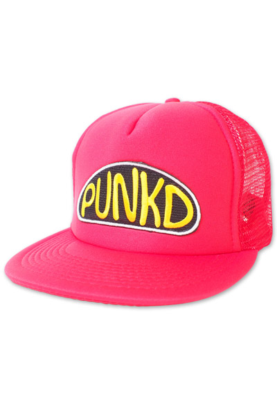 ロックファッション バンドグッズのgekirock Clothing Punk Drunkers ドクターpunkdメッシュcap Red