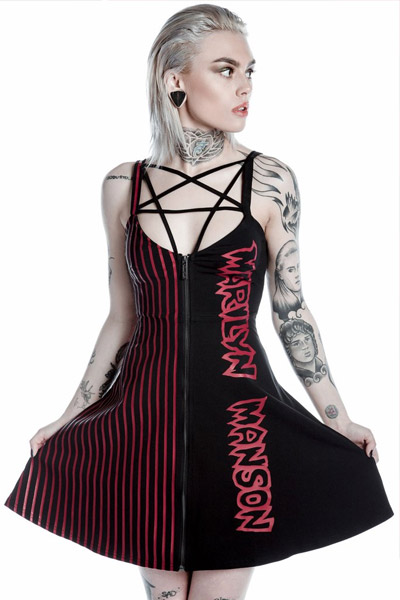 MARILYN MANSON×KILL STAR CLOTHING Cryptorchid Harness Dress