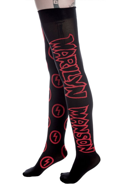 MARILYN MANSON×KILL STAR CLOTHING Number Of The Boss Stockings