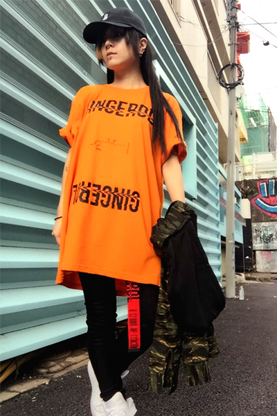 【ゲキクロ限定】 a crowd of rebellion Gingerol T-Shirt Orange