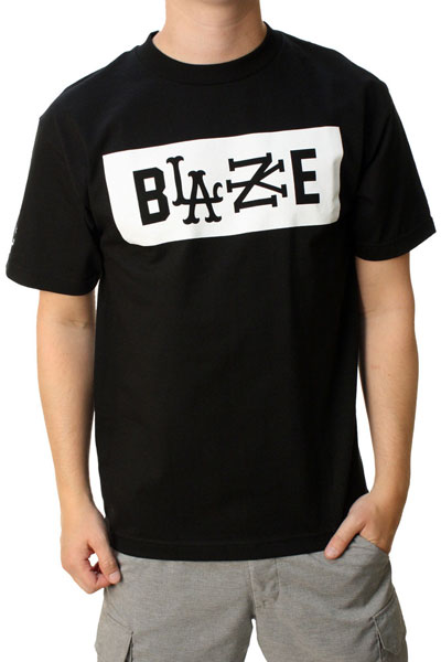 FAMOUS STARS AND STRAPS BLAZE MENS TEE BLK