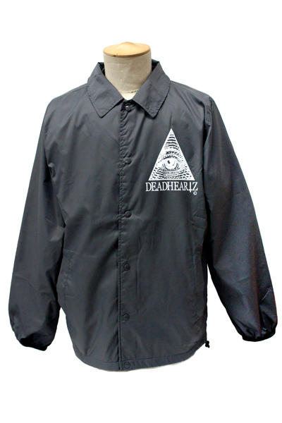 DEADHEARTZ Illuminati COACH JACKET BLACK