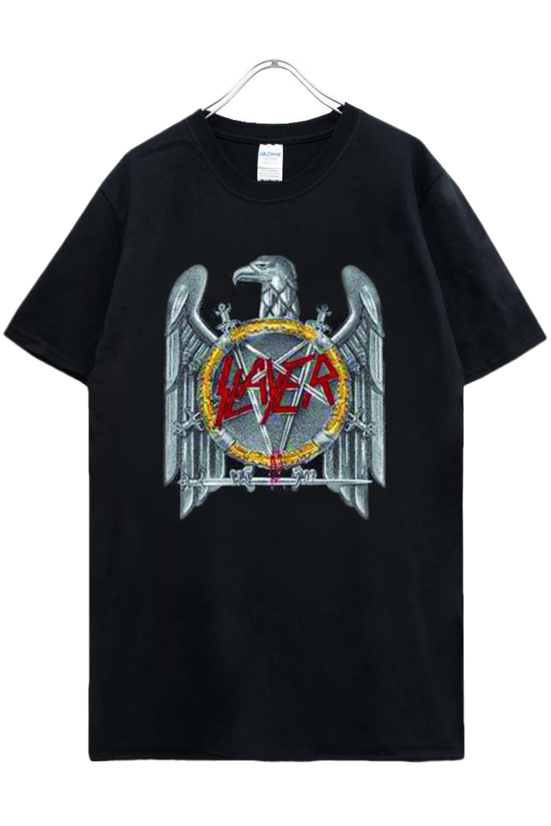 SLAYER UNISEX TEE: SILVER EAGLE