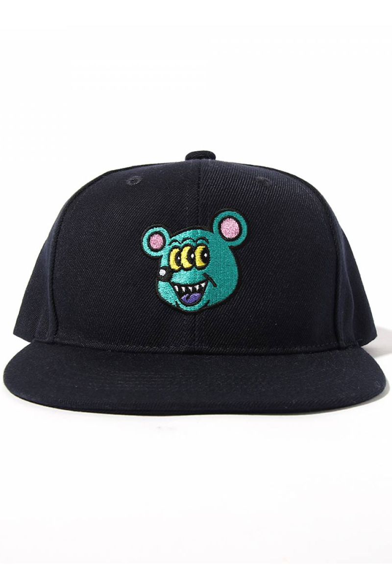 PUNK DRUNKERS (パンクドランカーズ)三つ目のネズミCAP - NAVY PUNK DRUNKERS (パンクドランカーズ)三つ目のネズミCAP - NAVY